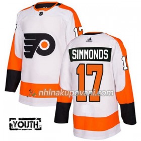 Philadelphia Flyers Dresy Wayne Simmonds 17 Bílá 2017-2018 Adidas Authentic - Dětské
